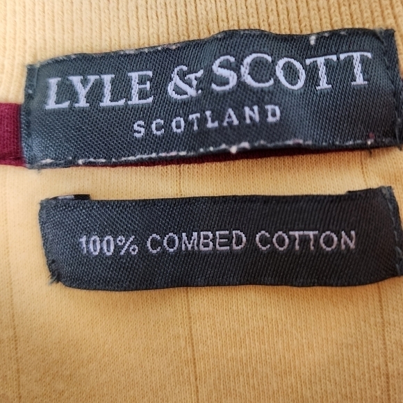 Lyle And Scott Combed Cotton Short Sleeve Polo Shirt Size XL - Picture 2 of 5